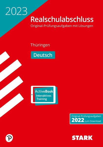 STARK Original-Prüfungen Realschulabschluss 2023 - Deutsch - Thüringen - Schulbücher bei bücher.de