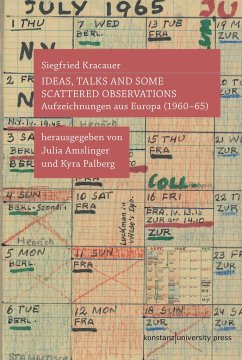 Ideas, talks and some scattered observations - Kracauer, Siegfried