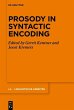 Prosody in Syntactic Encoding (eBook,... - Bild 1