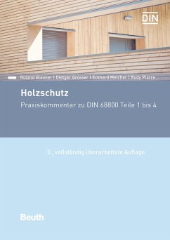 Holzschutz (eBook, PDF) - Glauner, Roland; Grosser, Dietger; Melcher, Eckhard; Plarre, Rudy