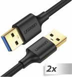 2x1 UGREEN USB-A To USB-A Cable 1m