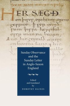 Cover Sunday Observance and the Sunday Letter in Anglo-Saxon England (eBook, PDF)