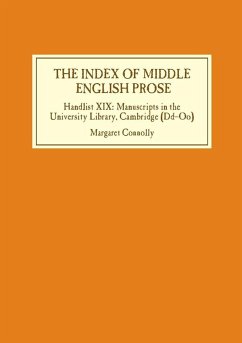 The Index of Middle English Prose (eBook, PDF) - Connolly, Margaret