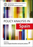 Policy Analysis in Spain (eBook, ePUB)