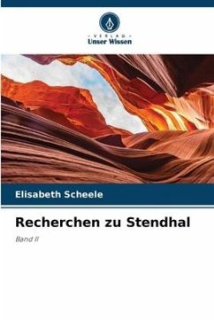 Recherchen zu Stendhal - Scheele, Elisabeth