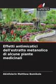 Effetti antimicotici dell'estratto metanolico di alcune piante medicinali
