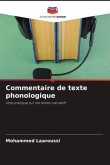 Commentaire de texte phonologique