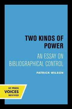 Two Kinds of Power - Wilson, Patrick