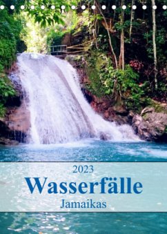 Wasserfälle Jamaikas (Tischkalender 2023 DIN A5 hoch)