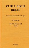 Curia Regis Rolls preserved in the Public Record Office XX [34-35 Henry III] [1250] (eBook, PDF)