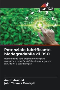 Potenziale lubrificante biodegradabile di RSO - Aravind, Amith;Moolayil, John Thomas