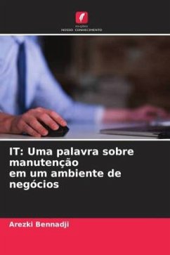 IT: Uma palavra sobre manutenção em um ambiente de negócios - Bennadji, Arezki