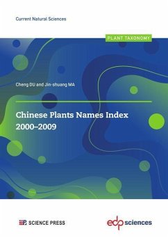 Chinese Plants Names Index 2000-2009 (eBook, PDF) - Du, Cheng; Ma, Jin-Shuang