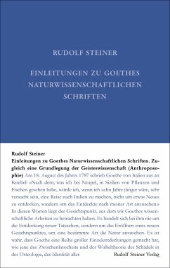 Einleitungen zu Goethes Naturwissenschaftlichen Schriften - Steiner, Rudolf