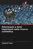 Riferimenti e fonti importanti nella ricerca scientifica