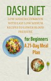 Dash Diet for Beginners: A 21-Day Meal Plan: Low Sodium Cookbook with Easy Low Sodium Recipes to Lower Blood Pressure (eBook, ePUB)