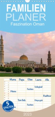 Familienplaner Faszinierender Oman (Wandkalender 2023 , 21 cm x 45 cm, hoch)