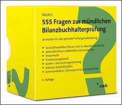 555 Fragen zur mündlichen Bilanzbuchhalterprüfung - Nicolini, Hans J.