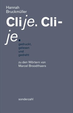 Cover Clije. Cli-je. gedruckt, gelesen und gedreht