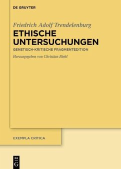 Ethische Untersuchungen - Trendelenburg, Friedrich Adolf