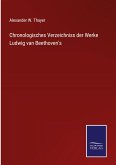 Chronologisches Verzeichniss der Werke Ludwig van Beethoven's