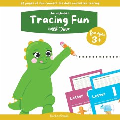 The Alphabet Tracing Fun With Dino - Books By Natalia