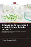 Criblage de la tolérance à la salinité chez Tribulus terrestris