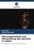 Meinungsfreiheit und Missachtung des Gerichts in Indien