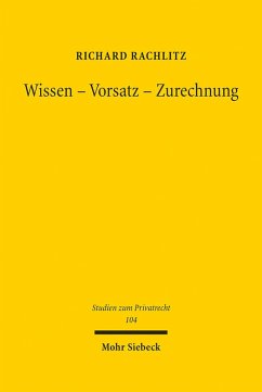 Wissen - Vorsatz - Zurechnung (eBook, PDF) Cover Wissen - Vorsatz - Zurechnung (eBook, PDF)