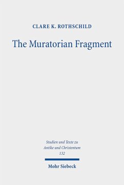 The Muratorian Fragment (eBook, PDF) - Rothschild, Clare K.