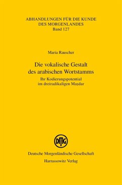 Cover Die vokalische Gestalt des arabischen Wortstamms (eBook, PDF)
