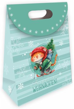 Cover Trötsch Geschenktasche mit Verschluss medium Tiger