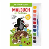 Trötsch Der kleine Maulwurf Malbuch mit Tuschkasten