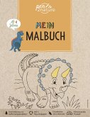 Mein Malbuch Dinosaurier. Umweltfreundliches Malen für Kinder ab 4 Jahren