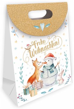 Cover Trötsch Geschenktasche mit Verschluss klein Winterwald