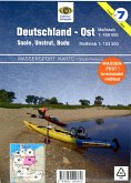 Wassersport-Karte / Deutschland Ost für Kanu- und Rudersport