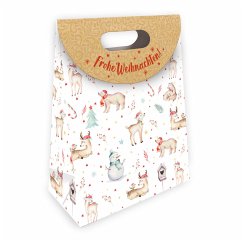 Trötsch Geschenktasche mit Verschluss medium Winterwald