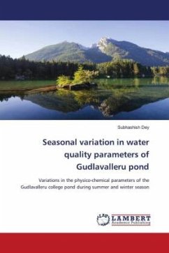 Seasonal variation in water quality parameters of Gudlavalleru pond