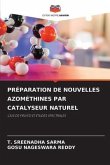 PRÉPARATION DE NOUVELLES AZOMÉTHINES PAR CATALYSEUR NATUREL