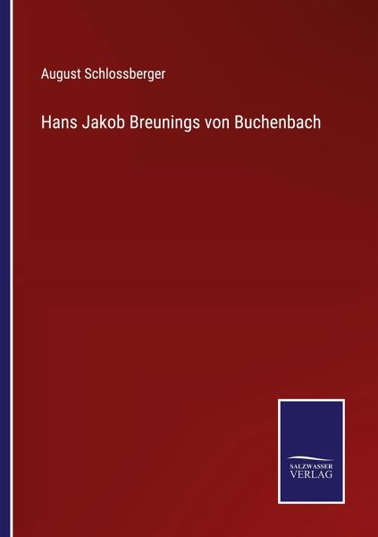 Hans Jakob Breunings von Buchenbach