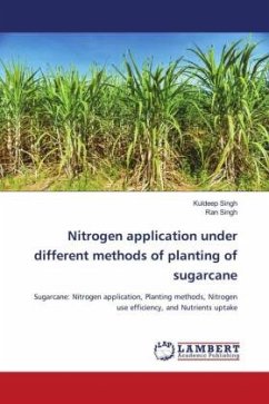 Nitrogen application under different methods of planting of sugarcane
