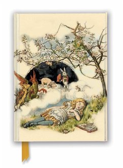 Cover British Library: Alice Asleep, from Alice's Adventures in Wonderland (Foiled Journal)