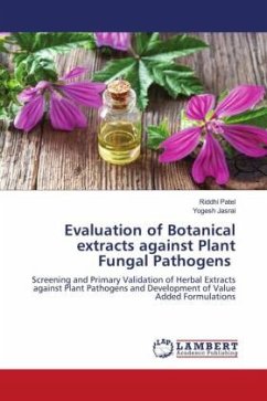 Evaluation of Botanical extracts against Plant Fungal Pathogens - Patel, Riddhi;Jasrai, Yogesh