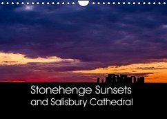 Stonehenge Sunsets & Salisbury Cathedral (Wall Calendar 2023 DIN A4 Landscape)