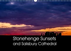 Stonehenge Sunsets & Salisbury Cathedral (Wall Calendar 2023 DIN A3 Landscape)