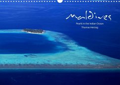 MALDIVES - UK Version (Wall Calendar 2023 DIN A3 Landscape)