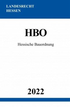 Hessische Bauordnung HBO 2022 - Studier, Ronny