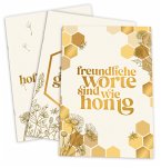 Notizhefte 3er-Set &quote;Honig&quote;