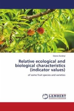Relative ecological and biological characteristics (indicator values)
