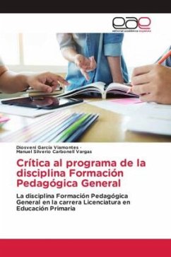 Crítica al programa de la disciplina Formación Pedagógica General